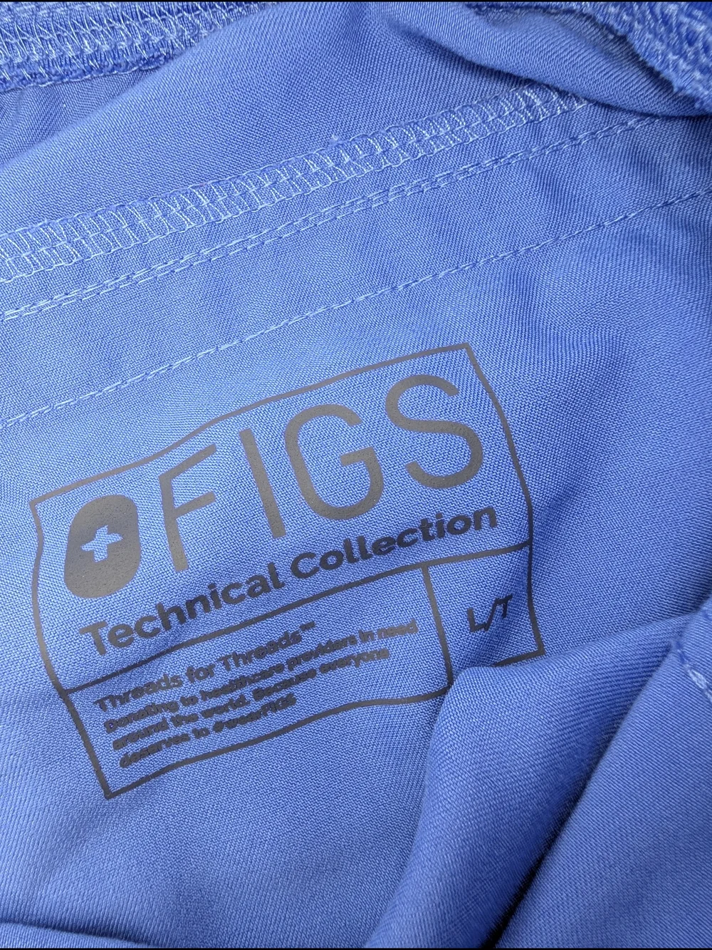 Figs Men's Periwinkle Jogger Scrub Pants with Drawstring